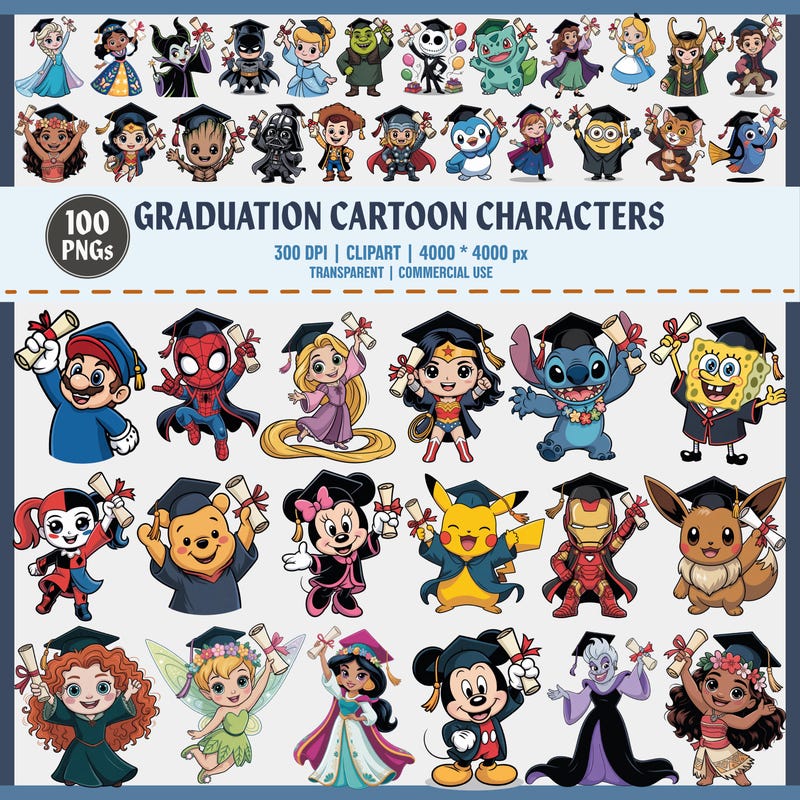 2026 Grad Character - Etsy
