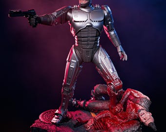 Statua del poliziotto cyborg RoboCop - Personaggio da collezione del film di fantascienza