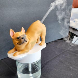 French Bulldog Humidifier – Aromatherapy Desk Decoration, Pet Gift, Hand-Painted