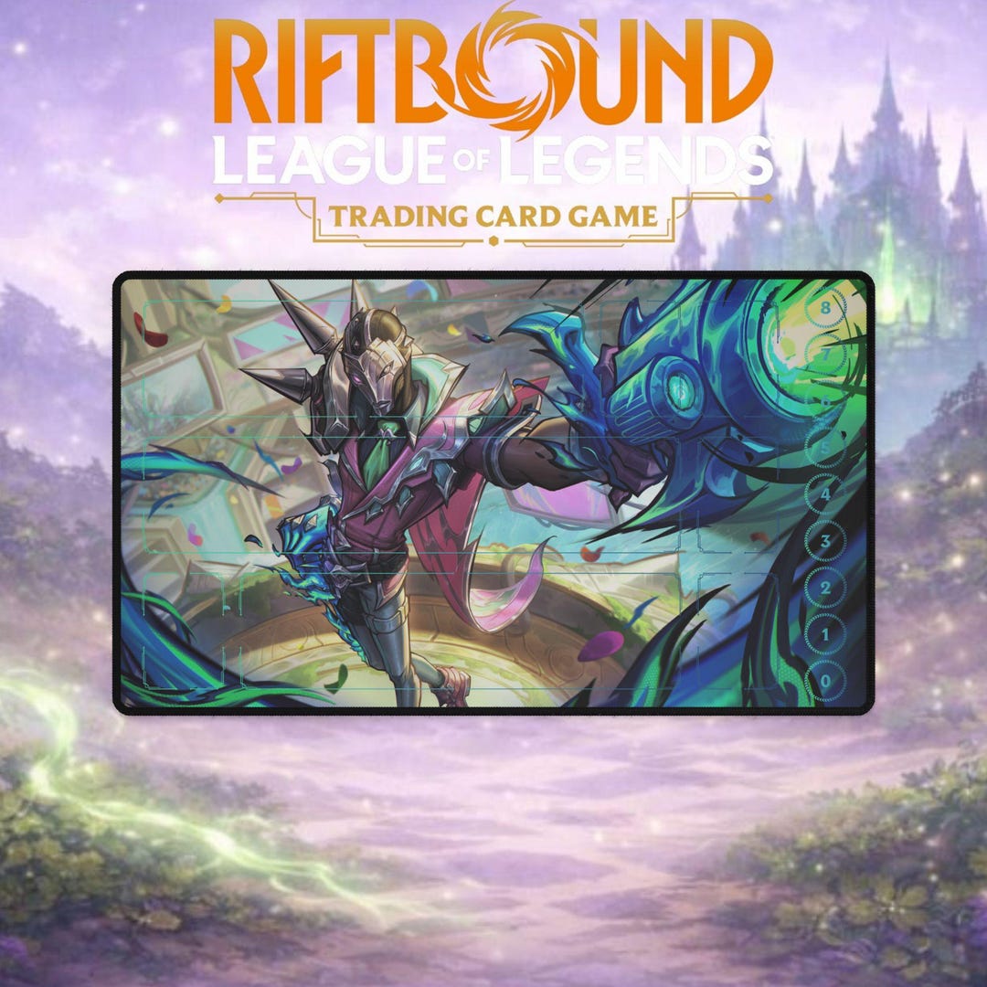 Soul Strike Jhin Playmat | Riftbound TCG - Etsy