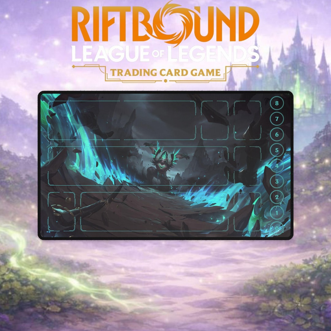Black Mist Draven Playmat | Riftbound TCG - Etsy