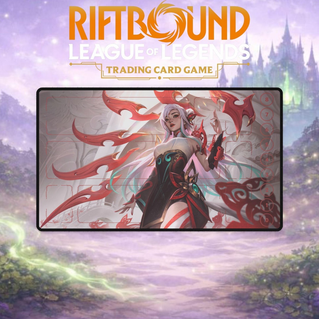 Taleweaver Irelia Playmat | Riftbound TCG - Etsy