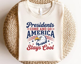 Presidents Day Eagle Graphic Tee, Patriotic USA Unisex T-Shirt