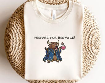 Beeyatle Bull Shirt, Magic Wizard Tee, Bull Potion Tshirt, Funny Mage Tshirt, DND Gaming Shirt, Fantasy Bull Tee, Bull Sorcerer Shirt
