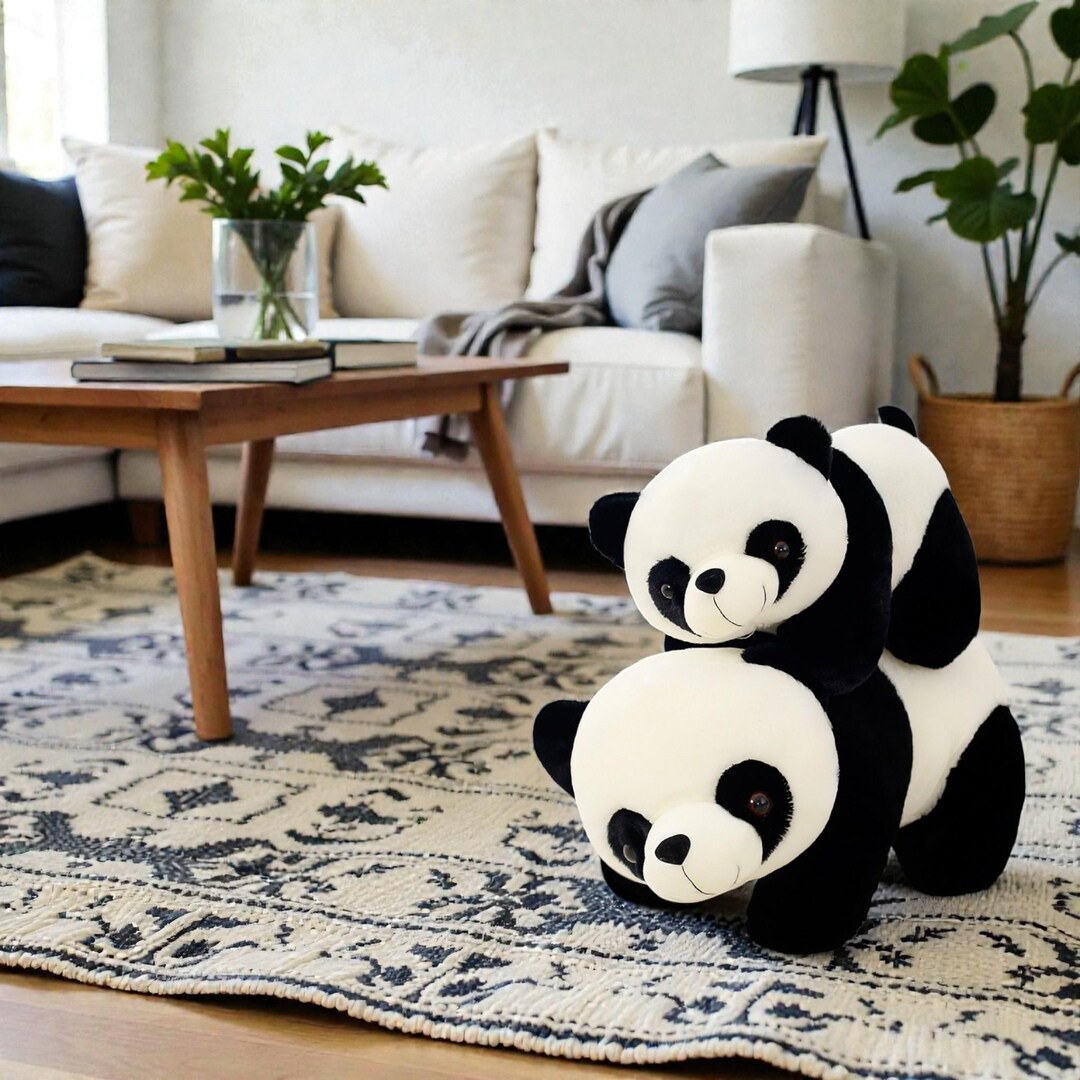 Stackable Plush Toy Giant Panda Plush Toy Stackable Cute Stuffed Animal Large Soft Kids ...