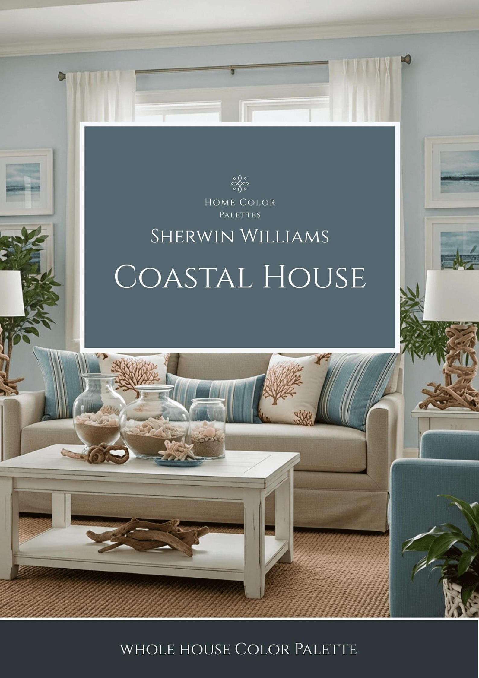 Sherwin Williams Coastal Color Palette | California Beach House ...