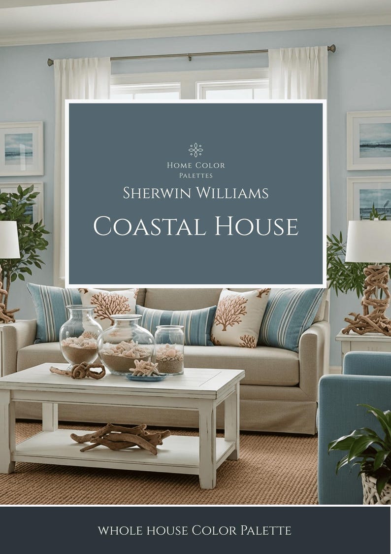 Sherwin Williams Coastal Color Palette | California Beach House ...