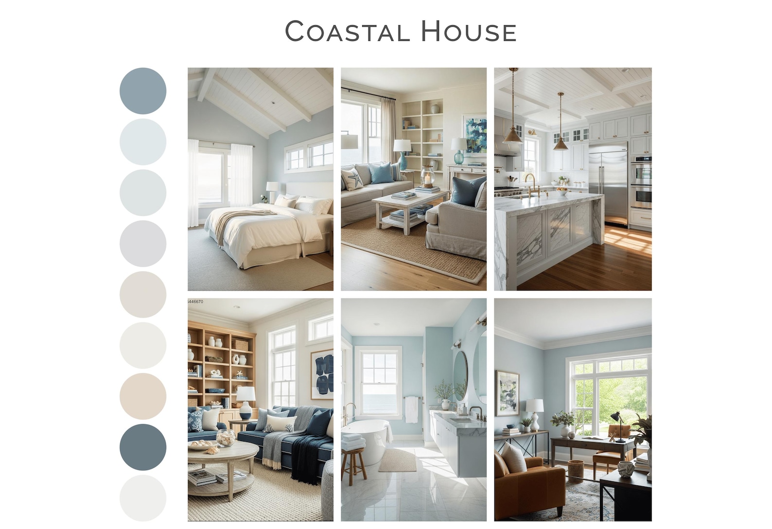 Sherwin Williams Coastal Color Palette | California Beach House ...