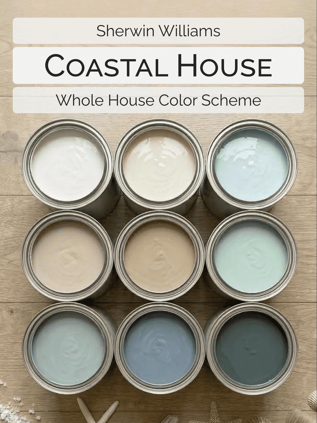 Sherwin Williams Coastal Color Palette | California Beach House ...