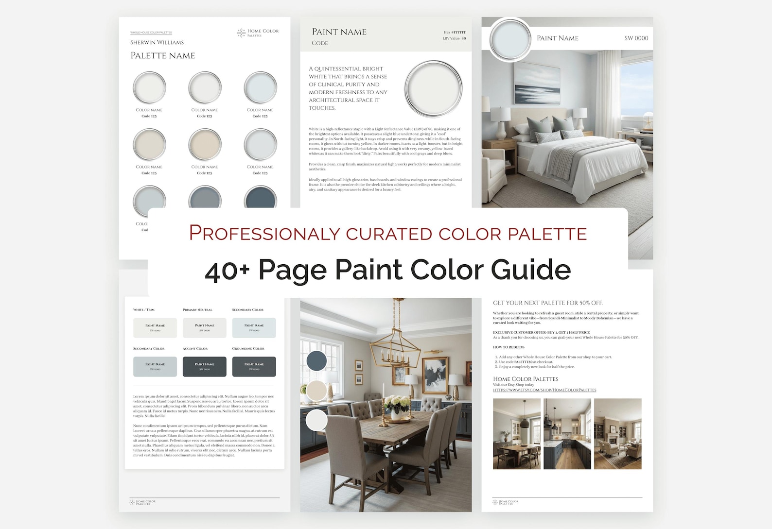 Sherwin Williams Coastal Color Palette | California Beach House ...