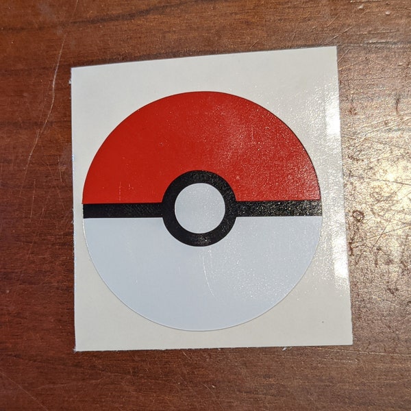 Pokémon inspired decal - inspired Pokeball