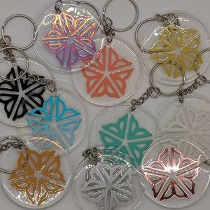 Acrylic ROC keychain