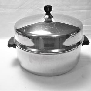 Farberware Stainless Steel 5 Quart High Dome Dutch Oven Vintage 1970s Made in USA