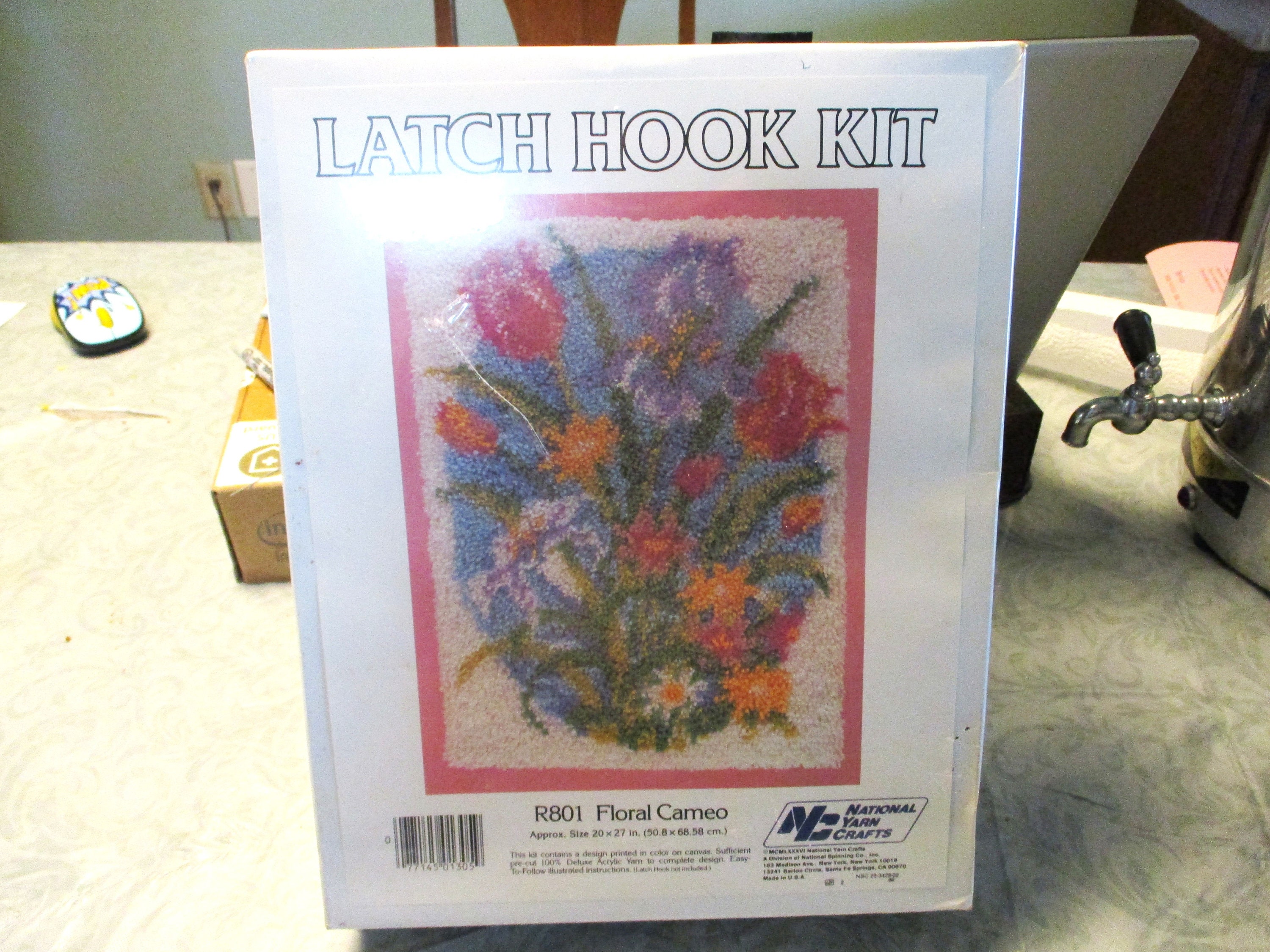 Latch Hook Kit for Kids Beginners DIY Latch Hook Kits Rug Embroidery Carpet  Set Needlework With Crochet Needlework Crafts Shaggy 