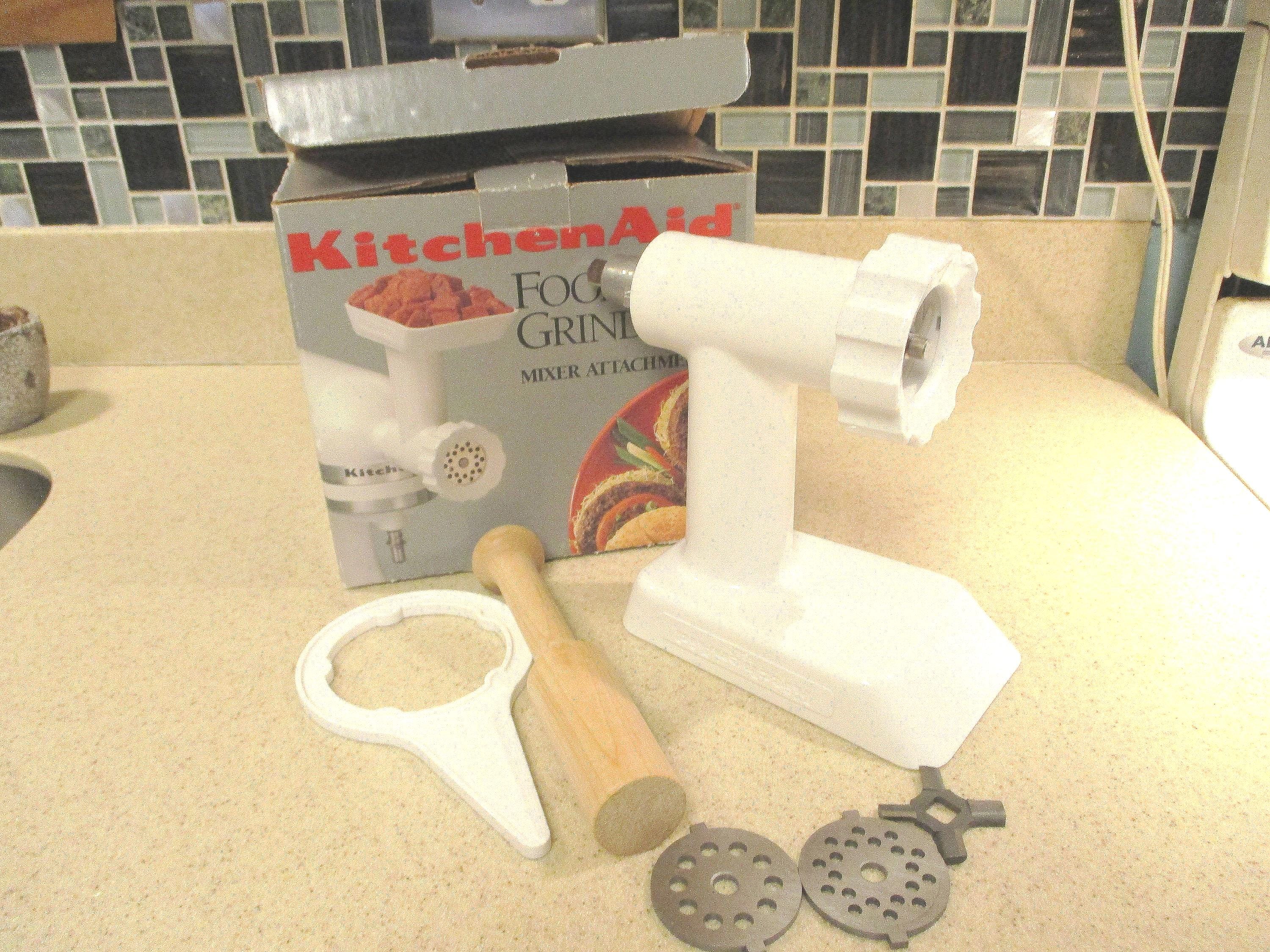 Kitchen Aid Food Grinder Attachment Model FGA Vintage 1990s Mixer