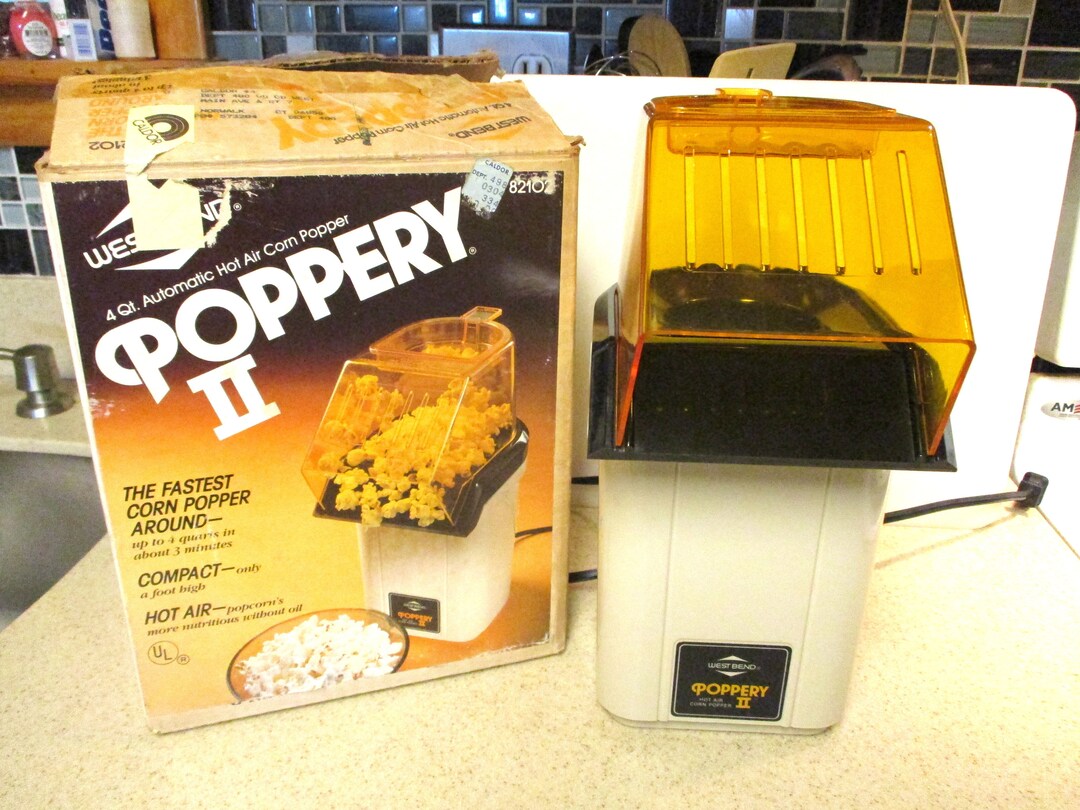 West Bend Poppery 2 Hot Air Corn Popper Model 82102 Vintage Etsy