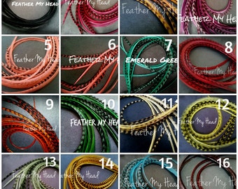 Feather Hair Extension(s) Extra Long 11"-14" ( 28cm - 36cm) Premium Grade Pick Your Colors - Please Read Description