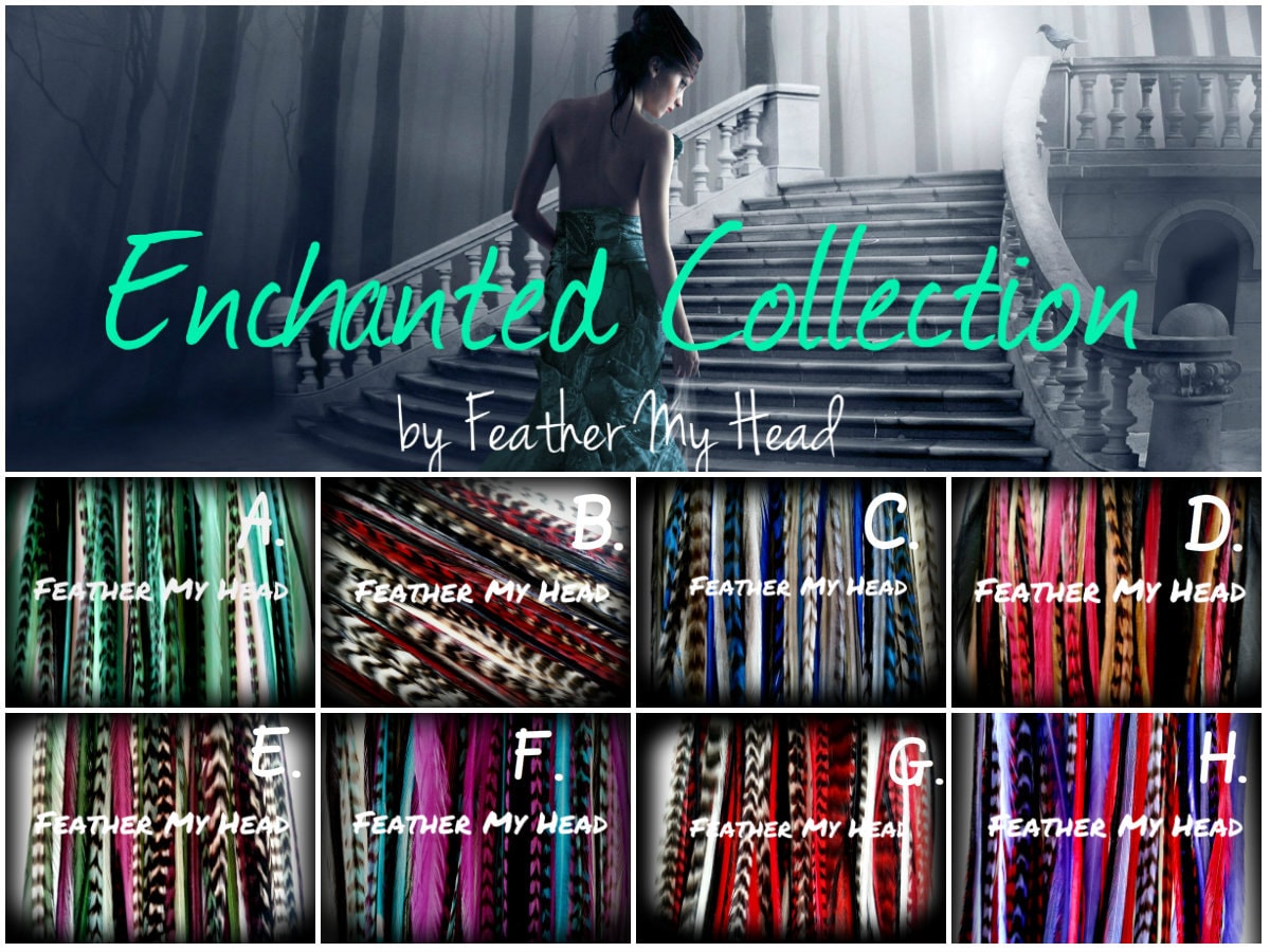 Hair Feather Extensions 6 Premium Hair Feathers Pick Your 