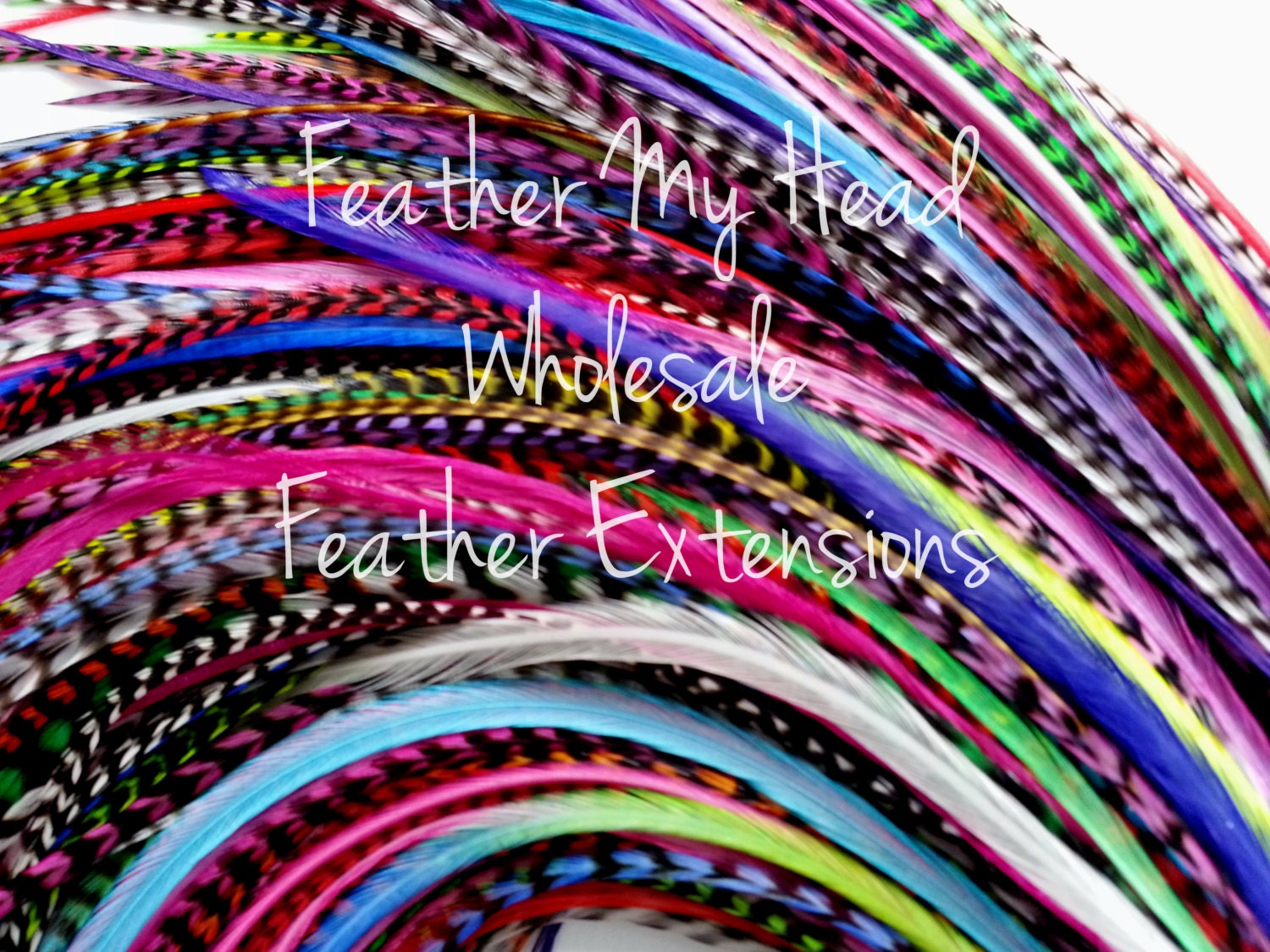 25 Pc Loose Discounted Hair Feather Extension in Bright Colors REAL FEATHERS Medium Length 7 11 Inches 18 28 Cm Variety Pack Etsy