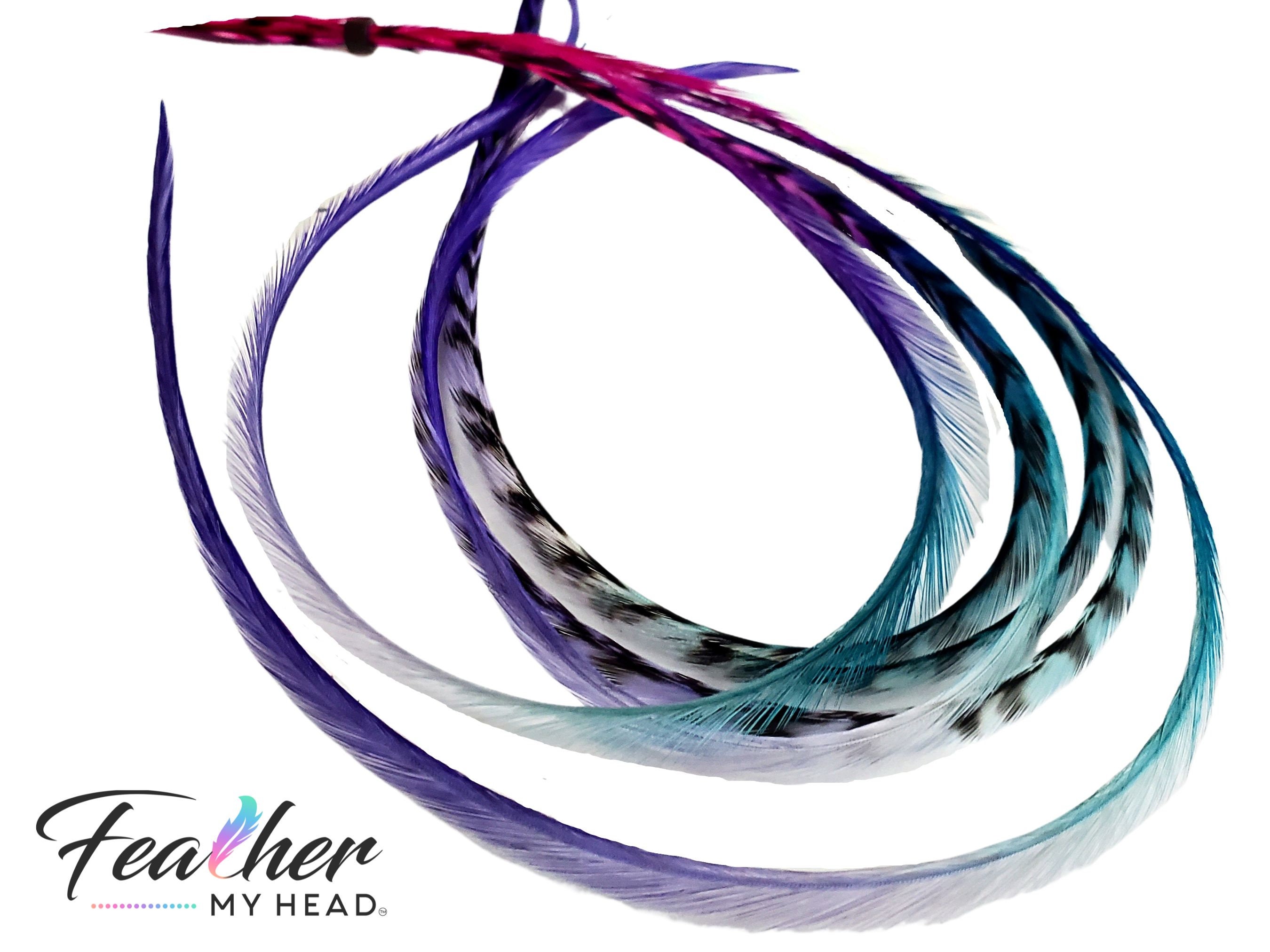 Hair Feather Extensions 6 Premium Hair Feathers Pick Your 