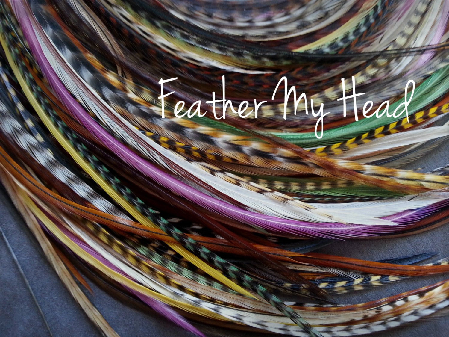 Feather Hair Extension Kit With 16 Hair Feathers Pick Your Etsy