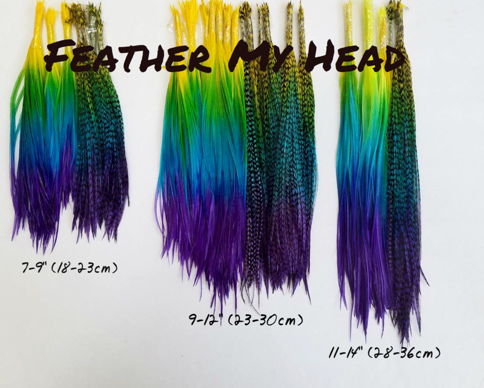 6 Rainbow Feathers Options Available DIY Kit Loose or Etsy