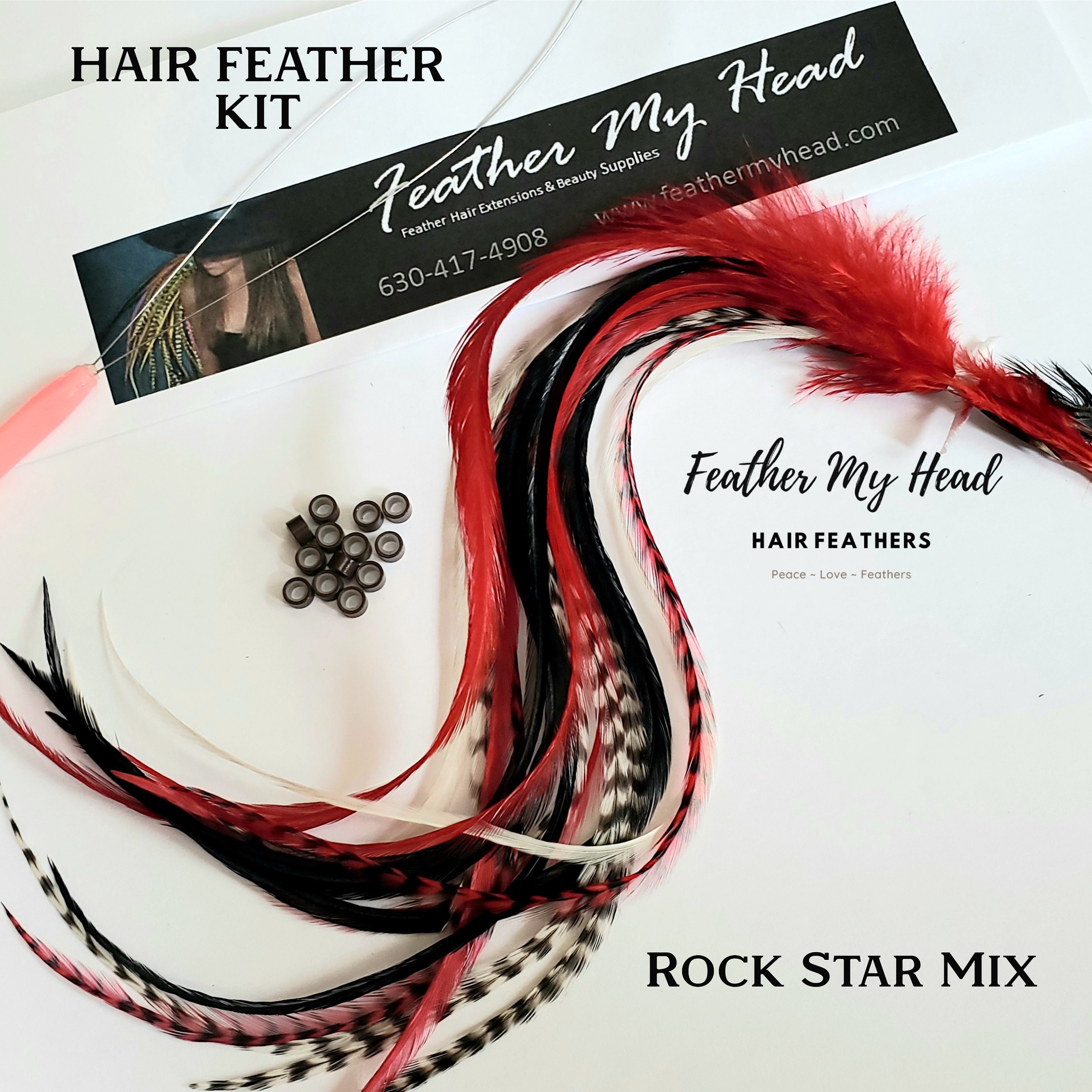 Hair Feather Extensions 6 Premium Hair Feathers Pick Your 