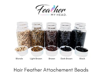 25 micro collegamenti in silicone, tubi, restringenti, perline per extension per capelli disponibili in 5 colori