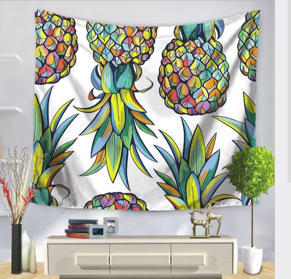 Pineapple Upside Down Multiple Tapestry Large 150 X | Etsy