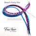 16 Feather Hair Extensions, Long Whiting Grizzly Real Rooster Feathers, 9-12 inches long, Beach Party - Optional DIY Kit 