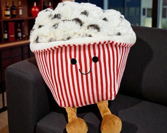 Retired Jellycat Amuseables Popcorn Plush Toy, Food Shape