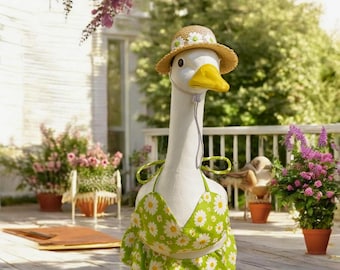Porch Goose Outfits Set | Seasonal Goose Clothes for Outdoor Decor | Cute Garden Goose Costumes