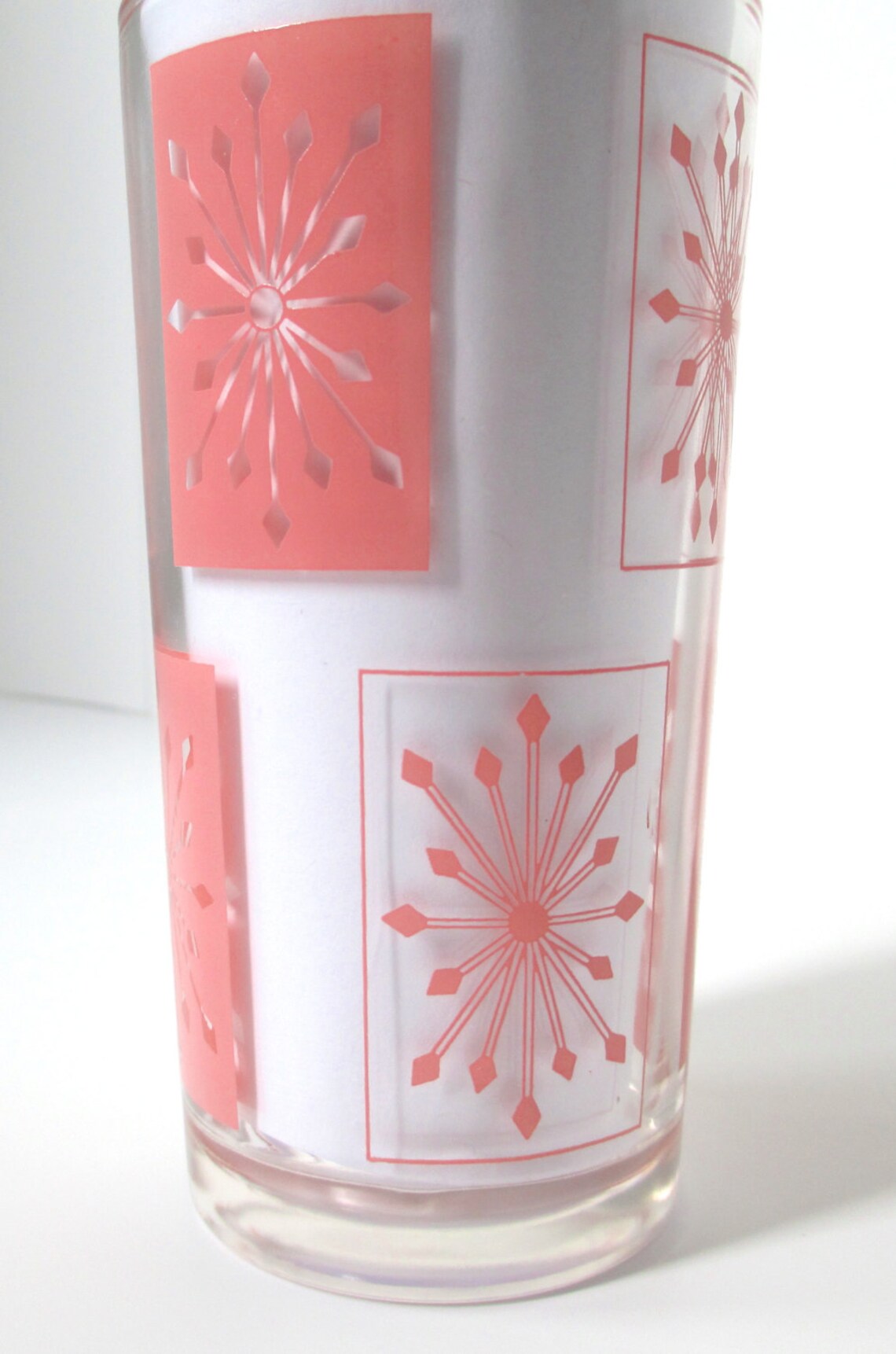 vintage starburst drinking glasses