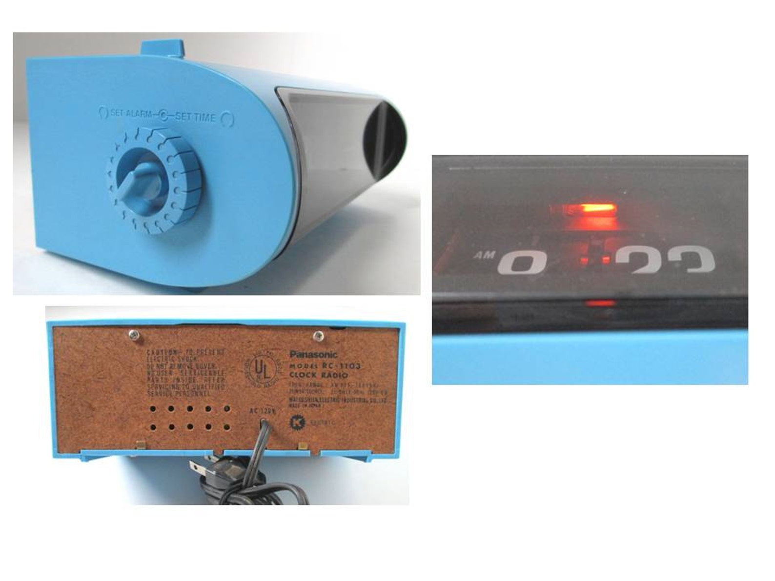 Panasonic Flip Clock Radio Etsy