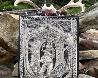 Green Man Illustration | Appalachian Folk Art (PRE-ORDER)