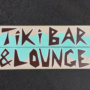 Wood Sign Wall Decor - Tiki Bar & Lounge