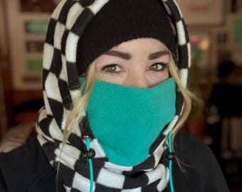 Balaclava - Fleece - Size Options - Regular or Fits Over Helmet
