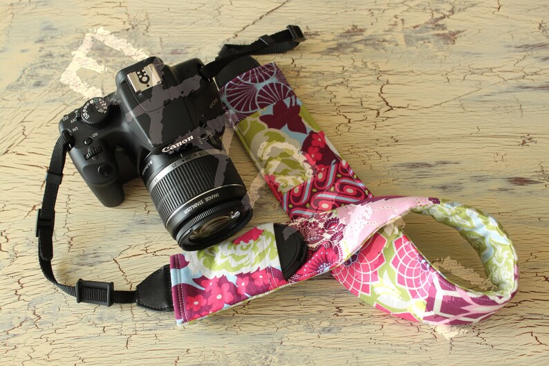 DSLR Camera Strap Cover With Lens Cap Pocket Etsy