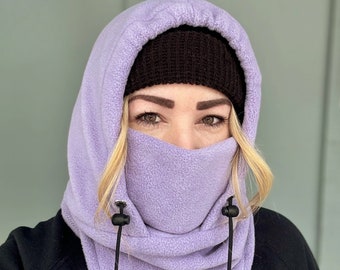 Balaclava - Fleece - Size Options - Regular or Fits Over Helmet