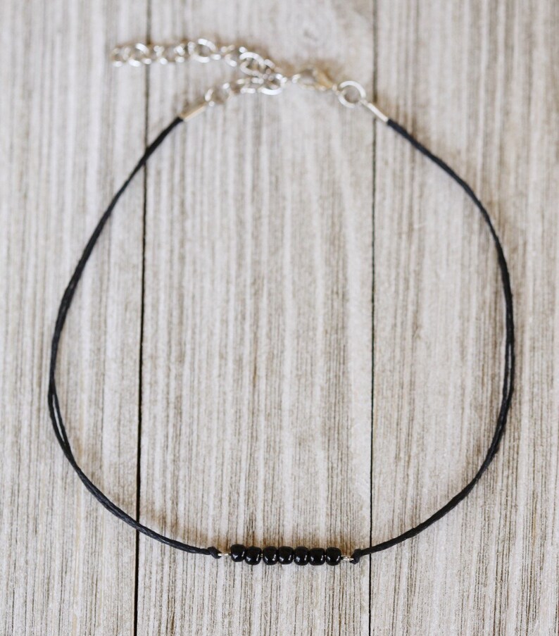 Choker Black Seed Bead