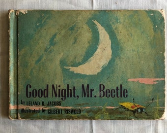 Rare Vintage Good Night, Mr. Beetle Children's Book