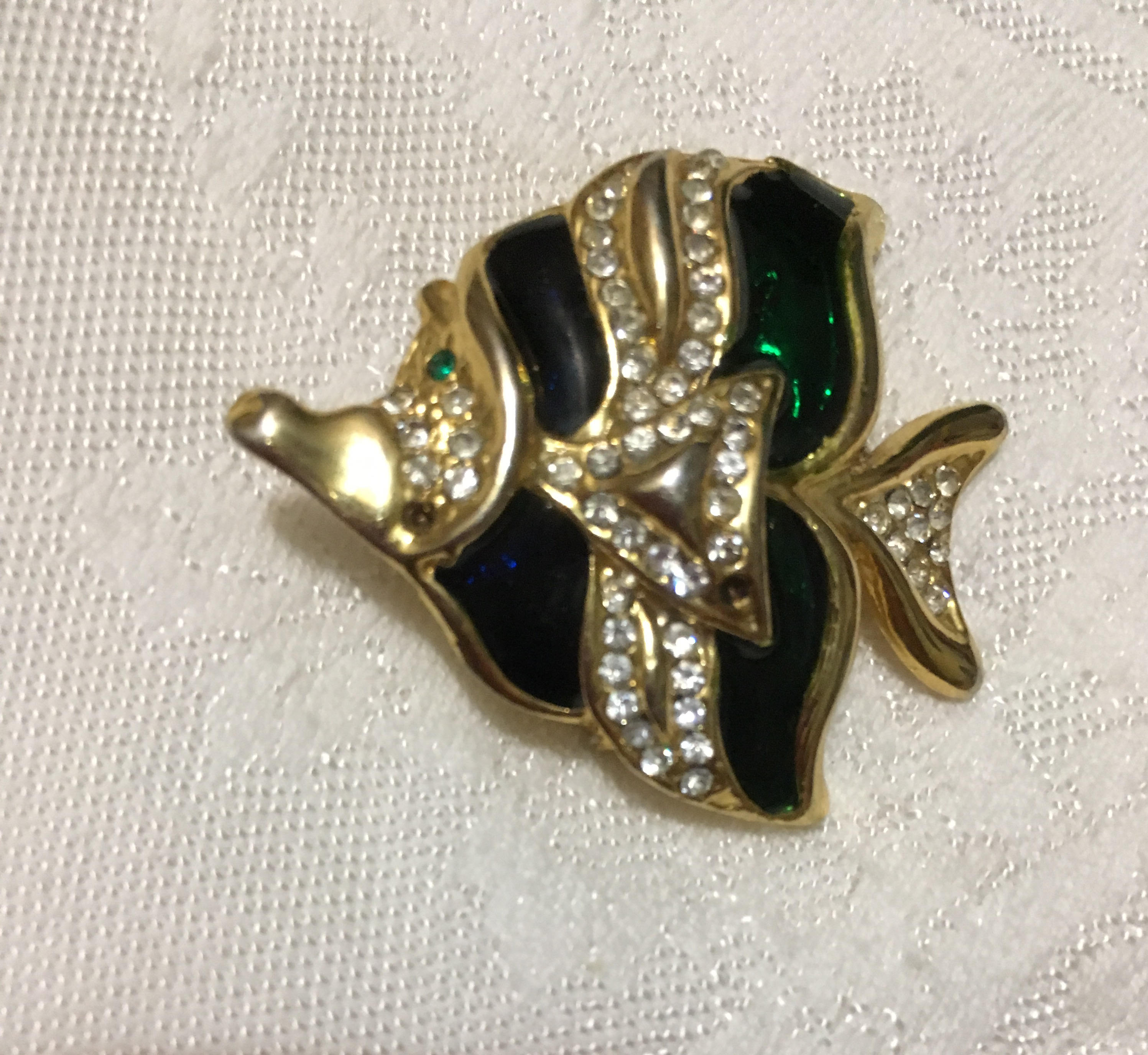 Broche Vintage En Forme De Poisson - Neuf Sans Emballage
