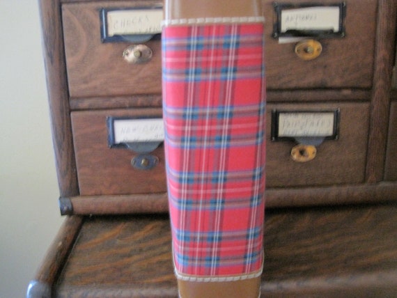 Fantastic Vintage Sovereign Leather and Red Plaid… - image 3