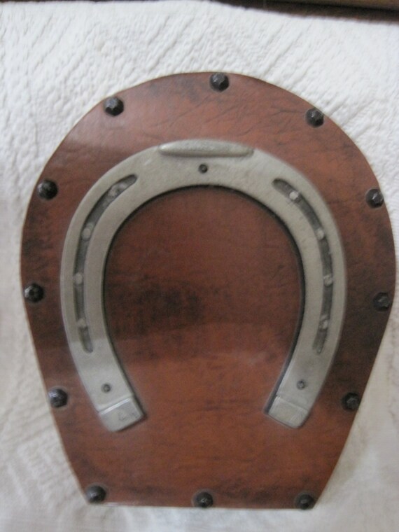 Vintage Horseshoe Wooden Jewelry Box or Desk Organizer Etsy