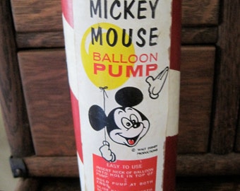 Vintage Mickey Mouse Balloon Pump