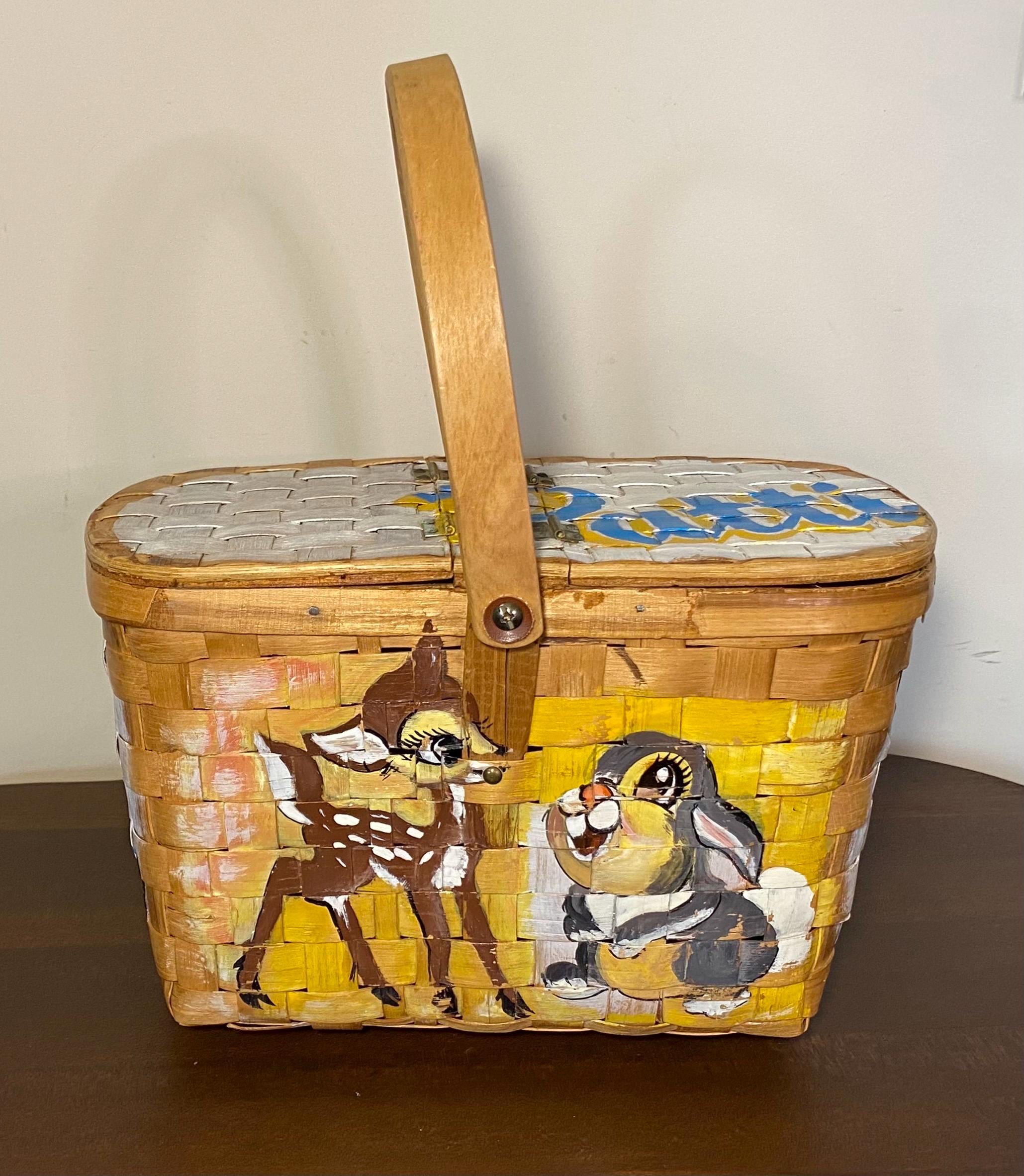 Wicker Mickey Purse - Etsy