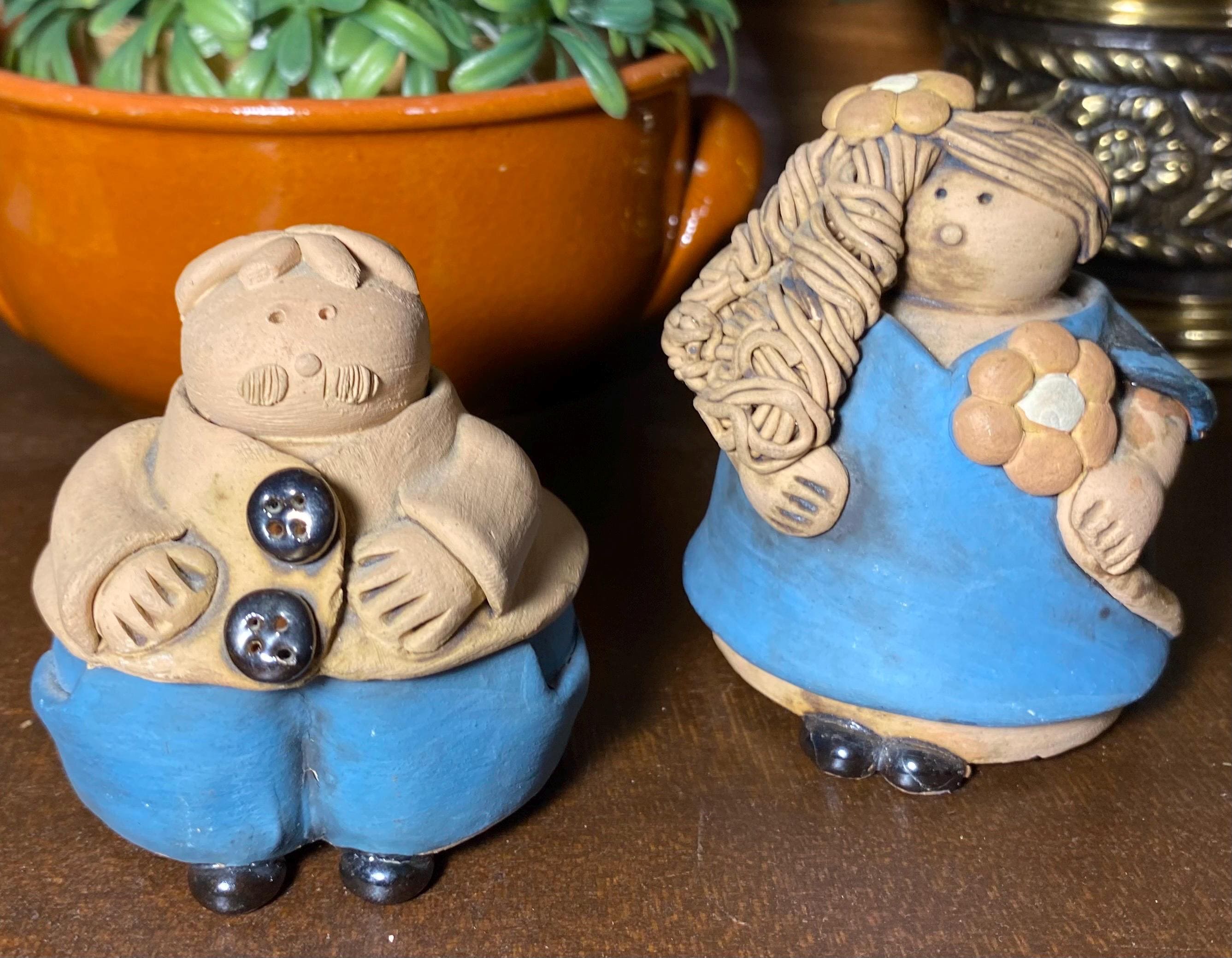 人形　ベネズエラ　陶器 Venezuelan pottery - Etsy 日本