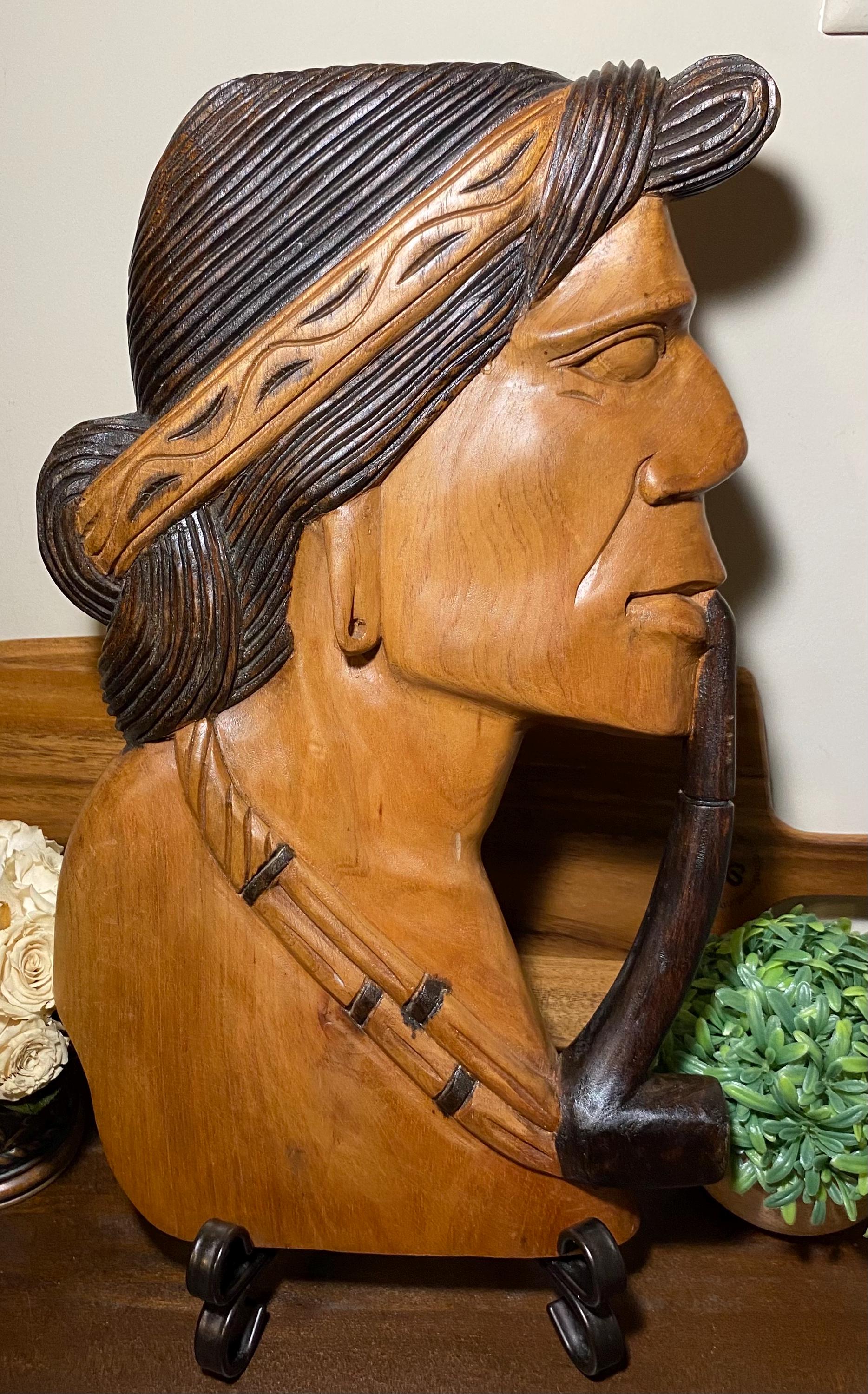 Vintage Wood Peace Hand - Etsy