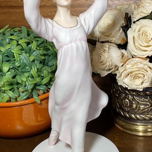 Vintage Clara Porzellanfigur – Splendor Ballet Eugene Daub Nussknacker-Dekor