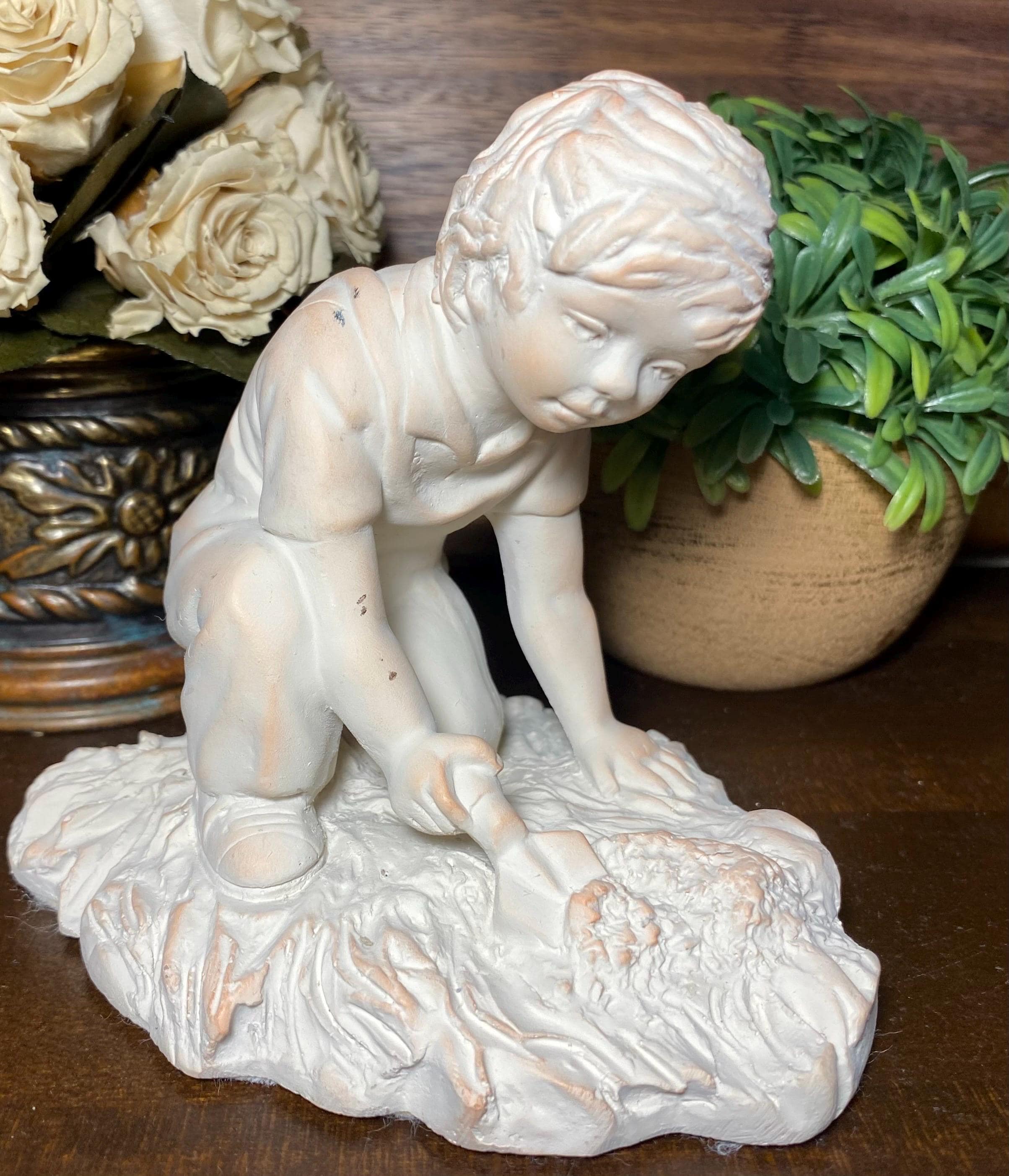 Boy Statue Vintage - Etsy